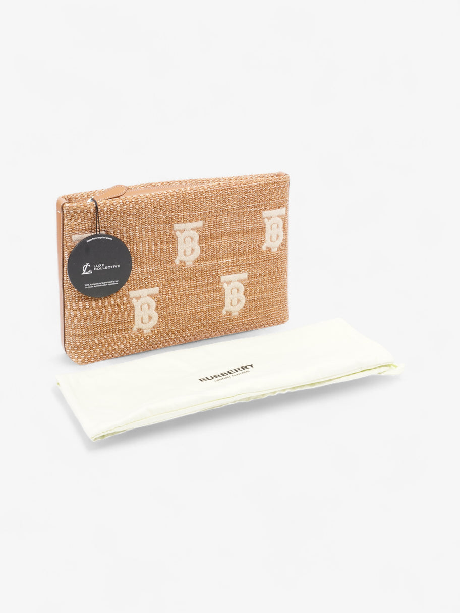 Burberry Duncan Pouch Beige  / White Wicker Image 9