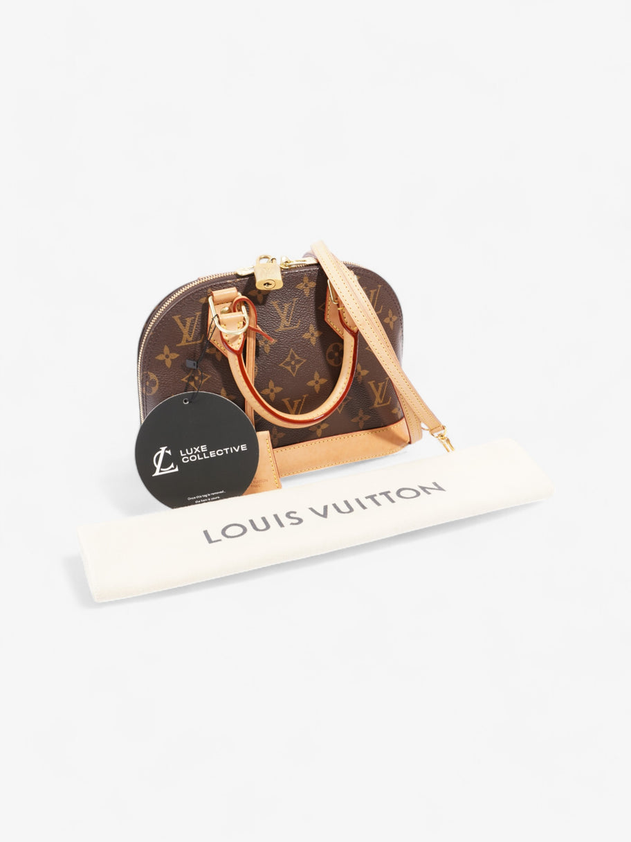 Louis Vuitton Alma Monogram Coated Canvas BB Image 9