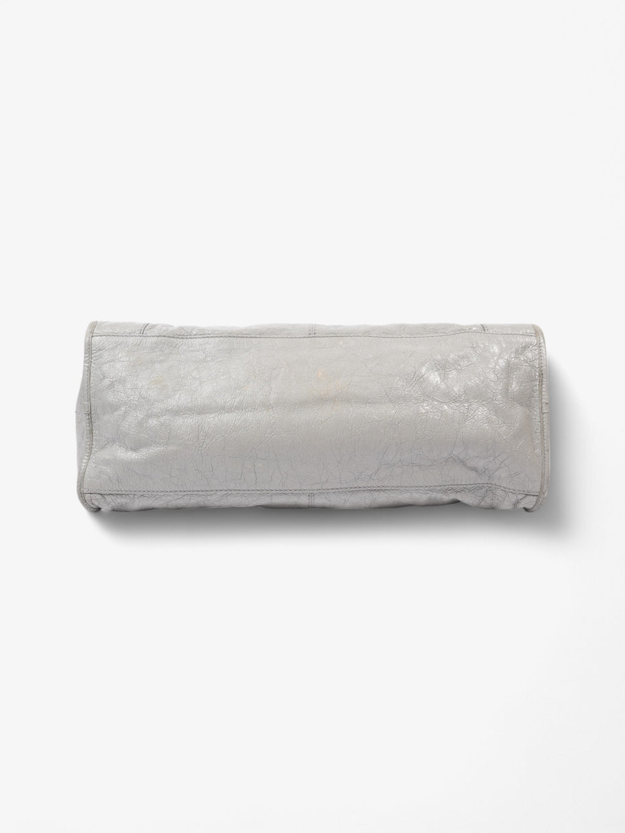 Balenciaga City Grey Leather Image 6