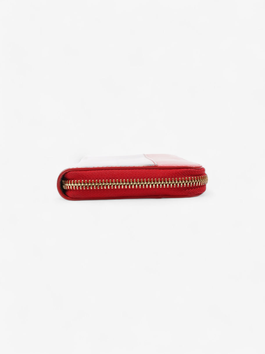 Christian Louboutin Zip Around Wallet Red / Leopard Leather Image 4