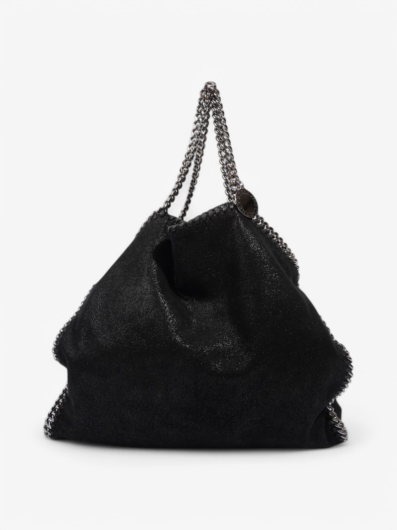  Stella McCartney Falabella Tote Black Faux Suede