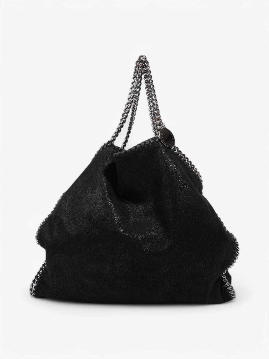 Stella McCartney Falabella Tote Black Faux Suede Image 1