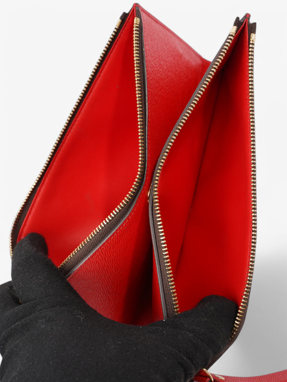 Louis Vuitton Adele Monogram / Red Coated Canvas Image 5