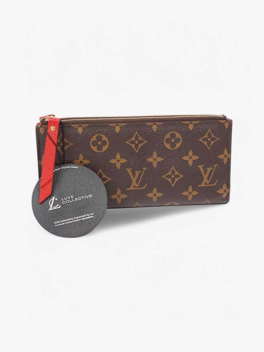 Louis Vuitton Adele Monogram / Red Coated Canvas Image 6