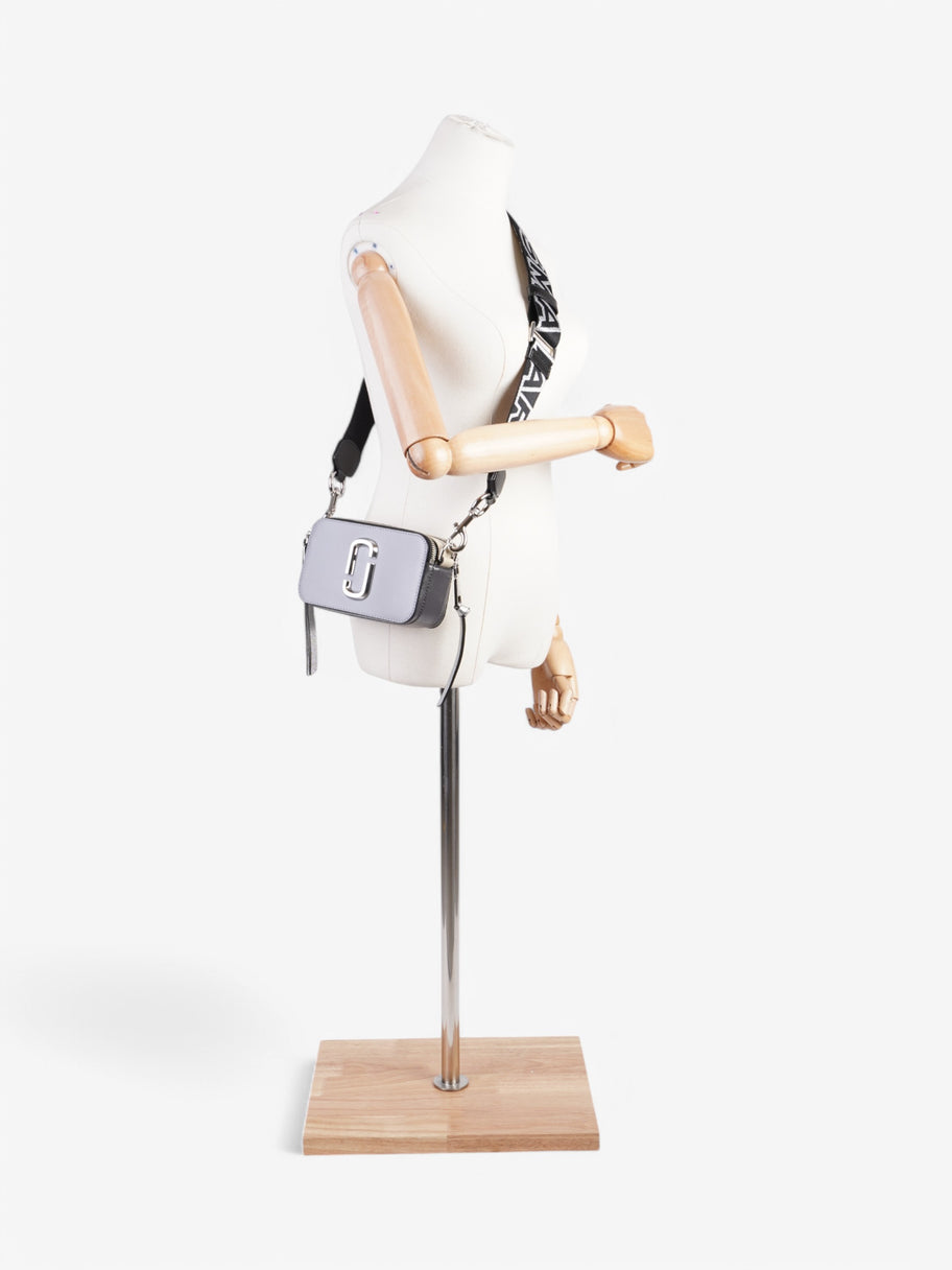 Marc Jacobs Snapshot Bag Grey / Silver Leather Image 2