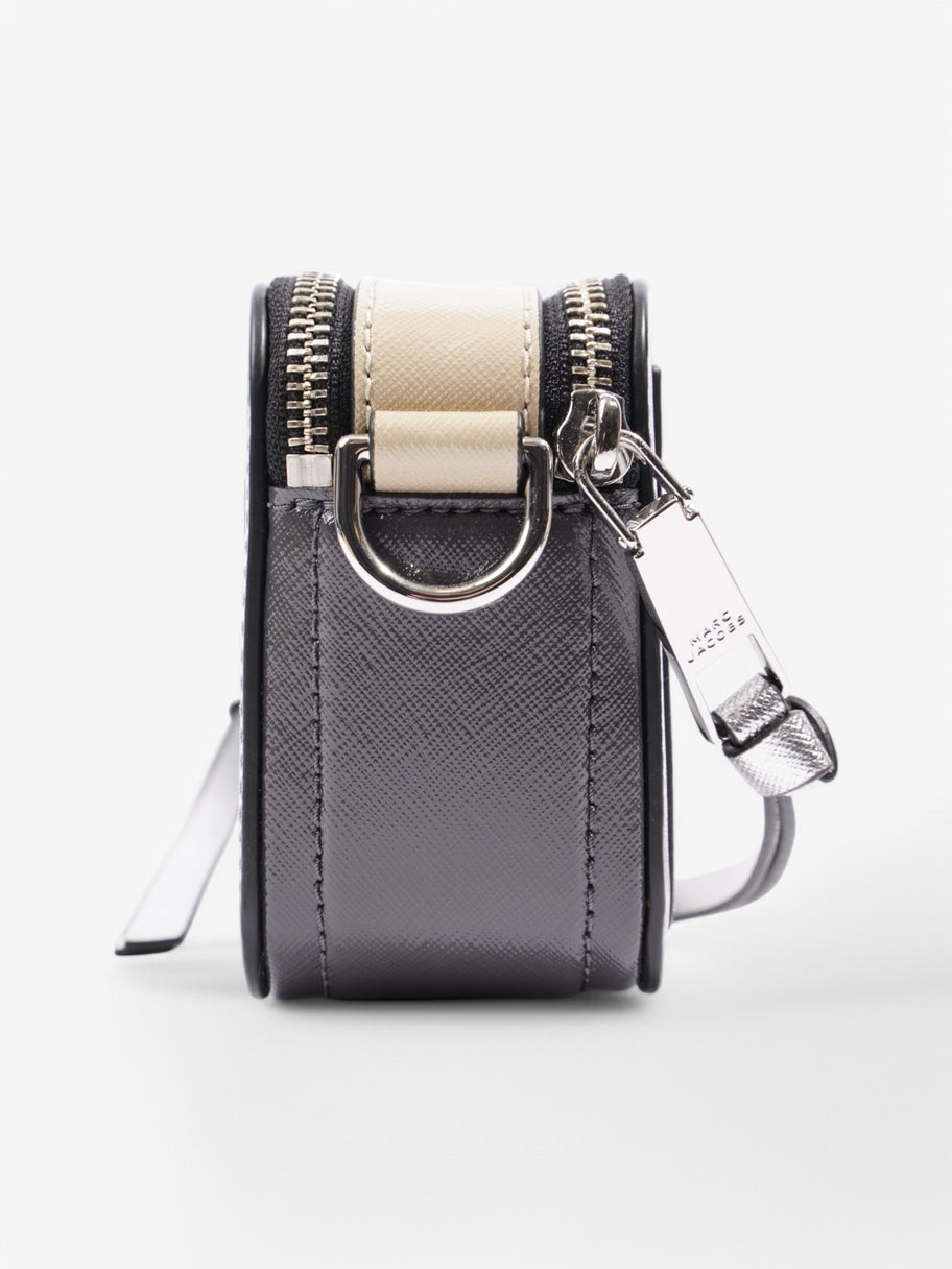 Marc Jacobs Snapshot Bag Grey / Silver Leather Image 3