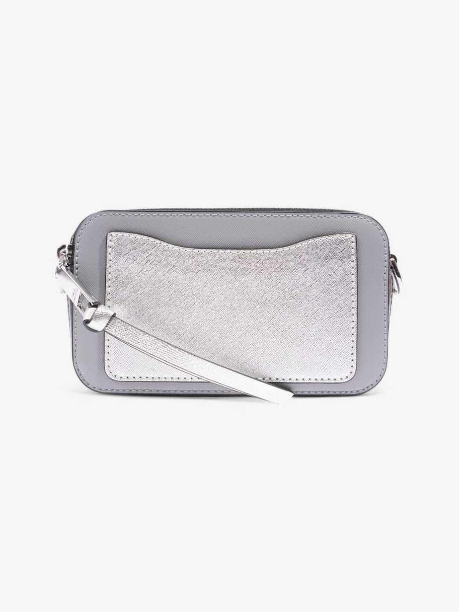 Marc Jacobs Snapshot Bag Grey / Silver Leather Image 4