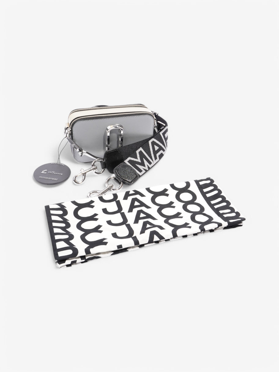 Marc Jacobs Snapshot Bag Grey / Silver Leather Image 9
