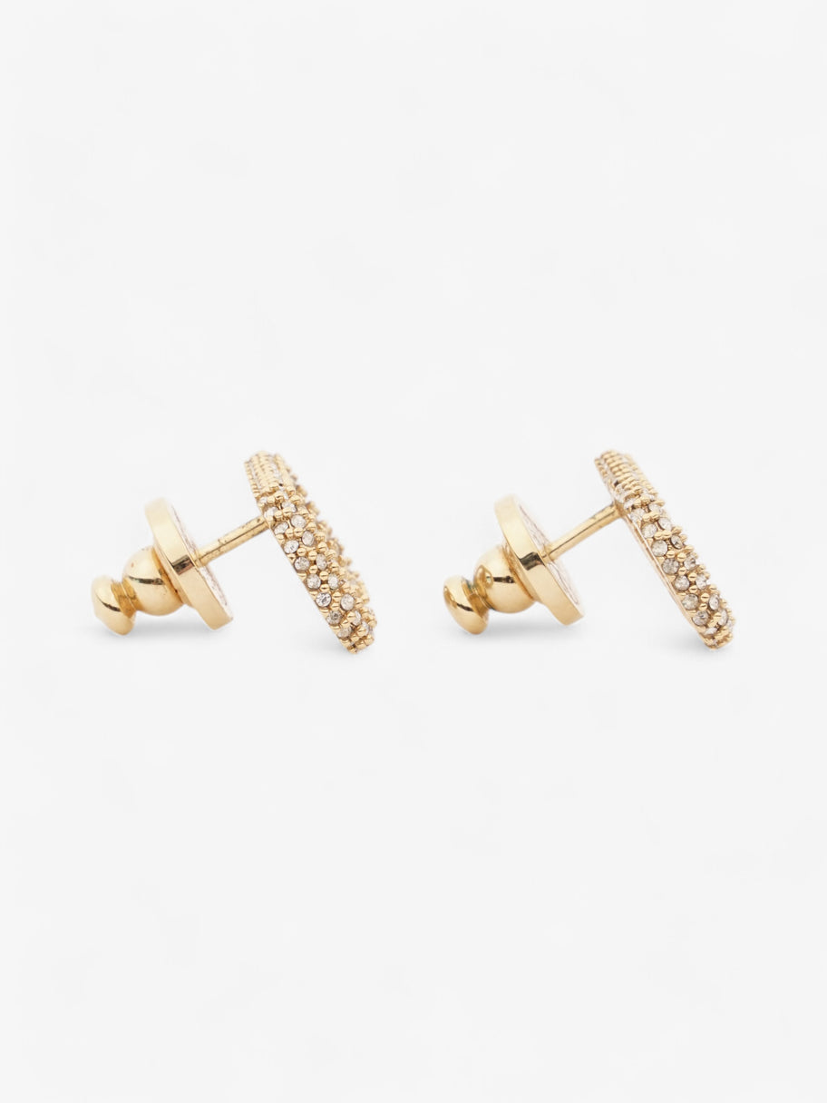 Valentino Valentino rhinestone stud earrings Gold Base Metal Image 3