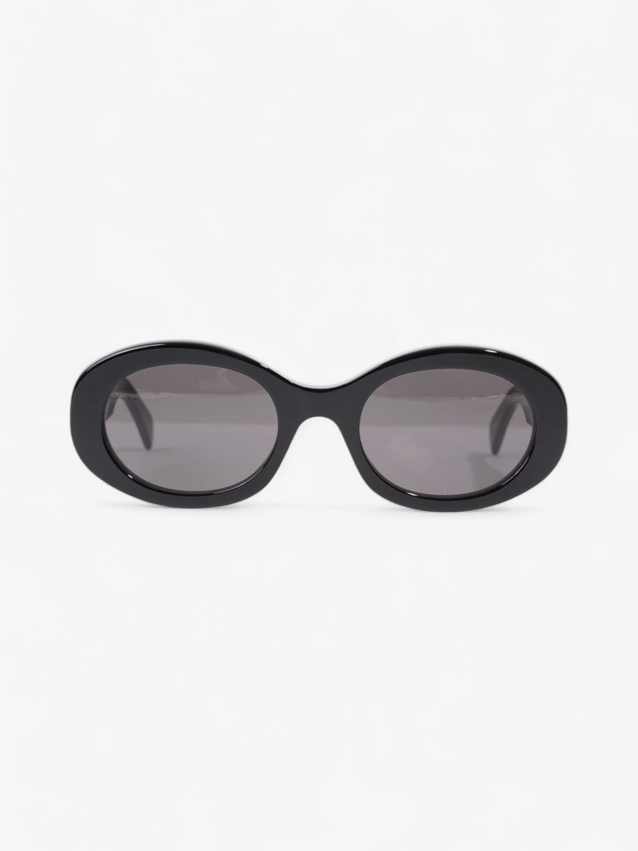 Celine Triomphe Sunglasses Black / Gold Acetate 145mm Image 1