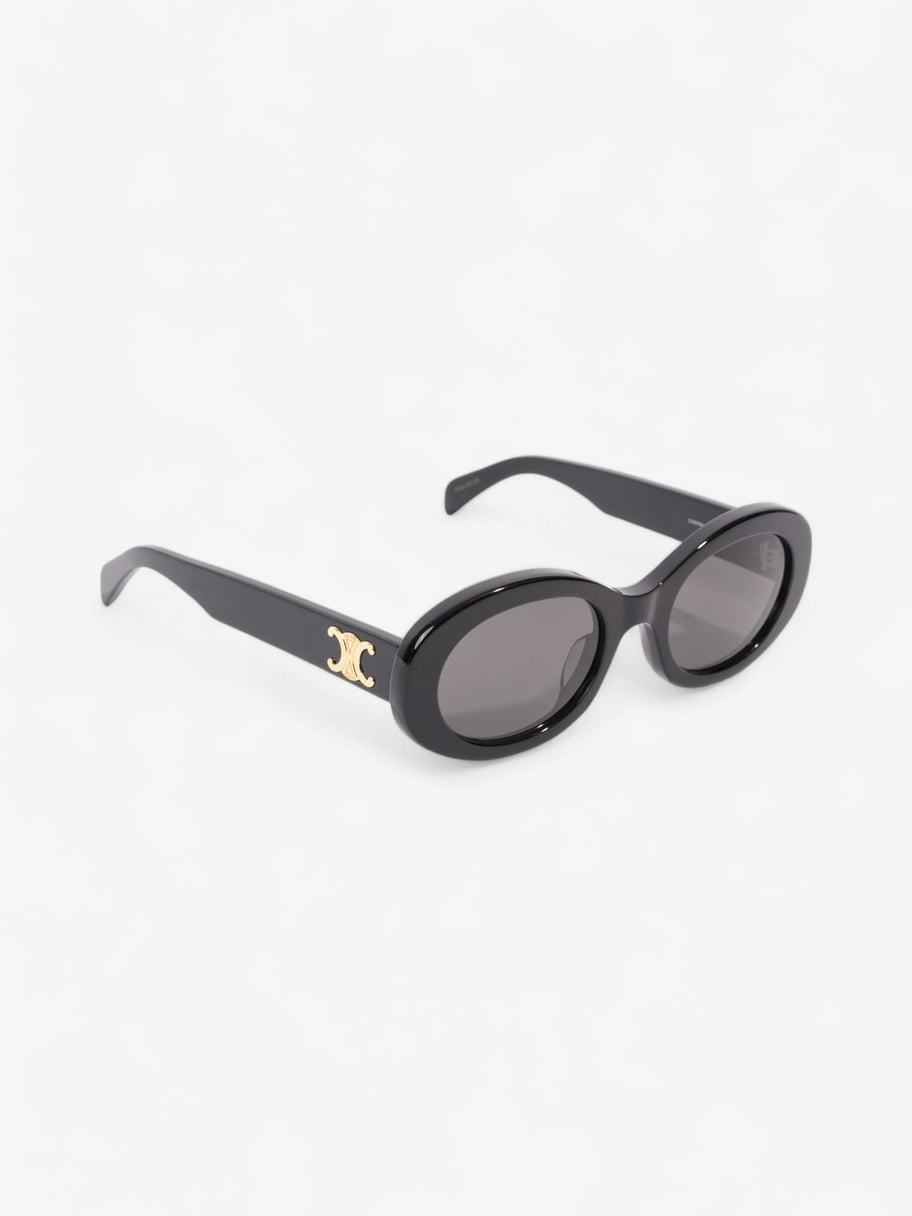 Celine Triomphe Sunglasses Black / Gold Acetate 145mm Image 3