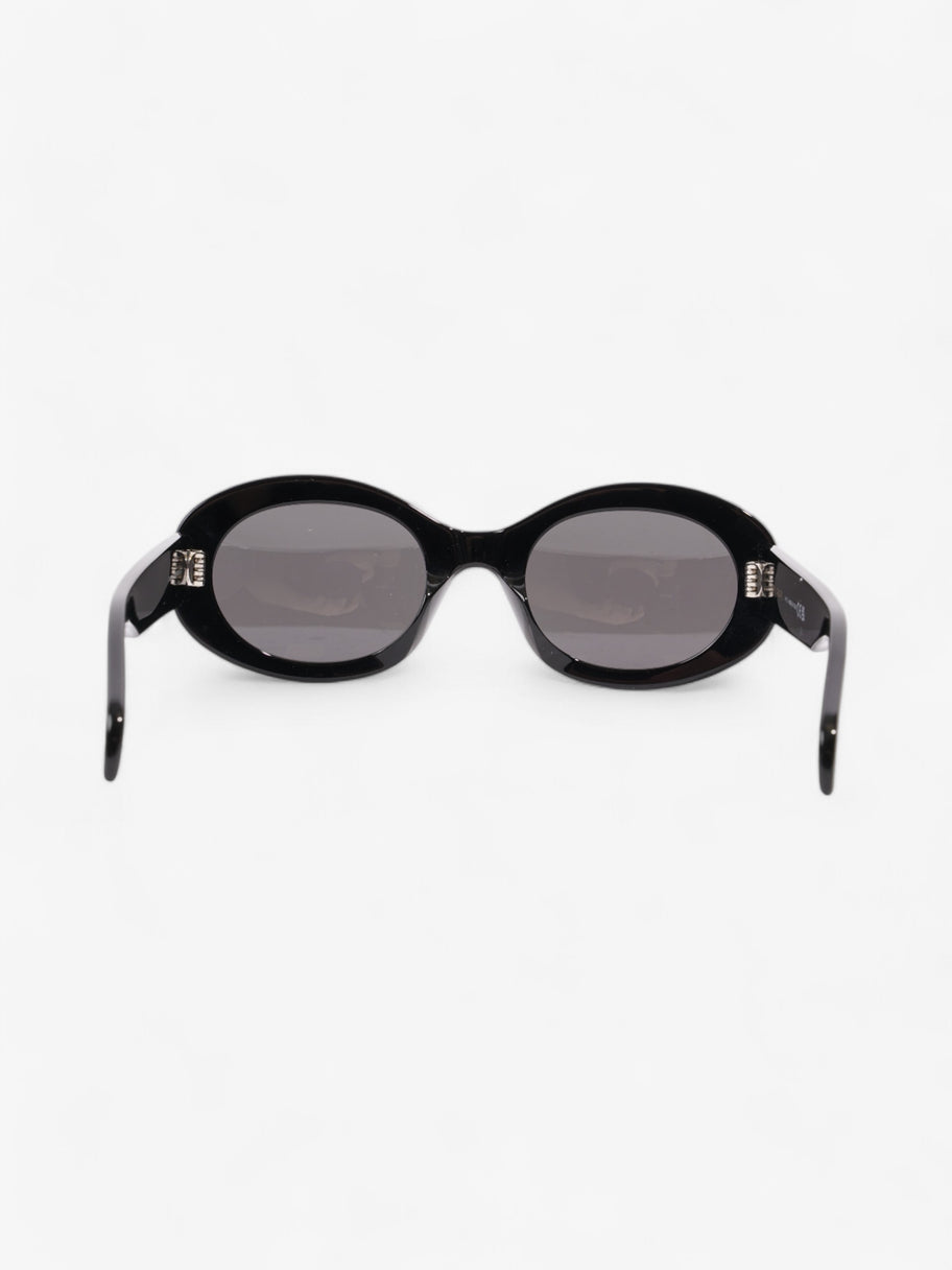 Celine Triomphe Sunglasses Black / Gold Acetate 145mm Image 5
