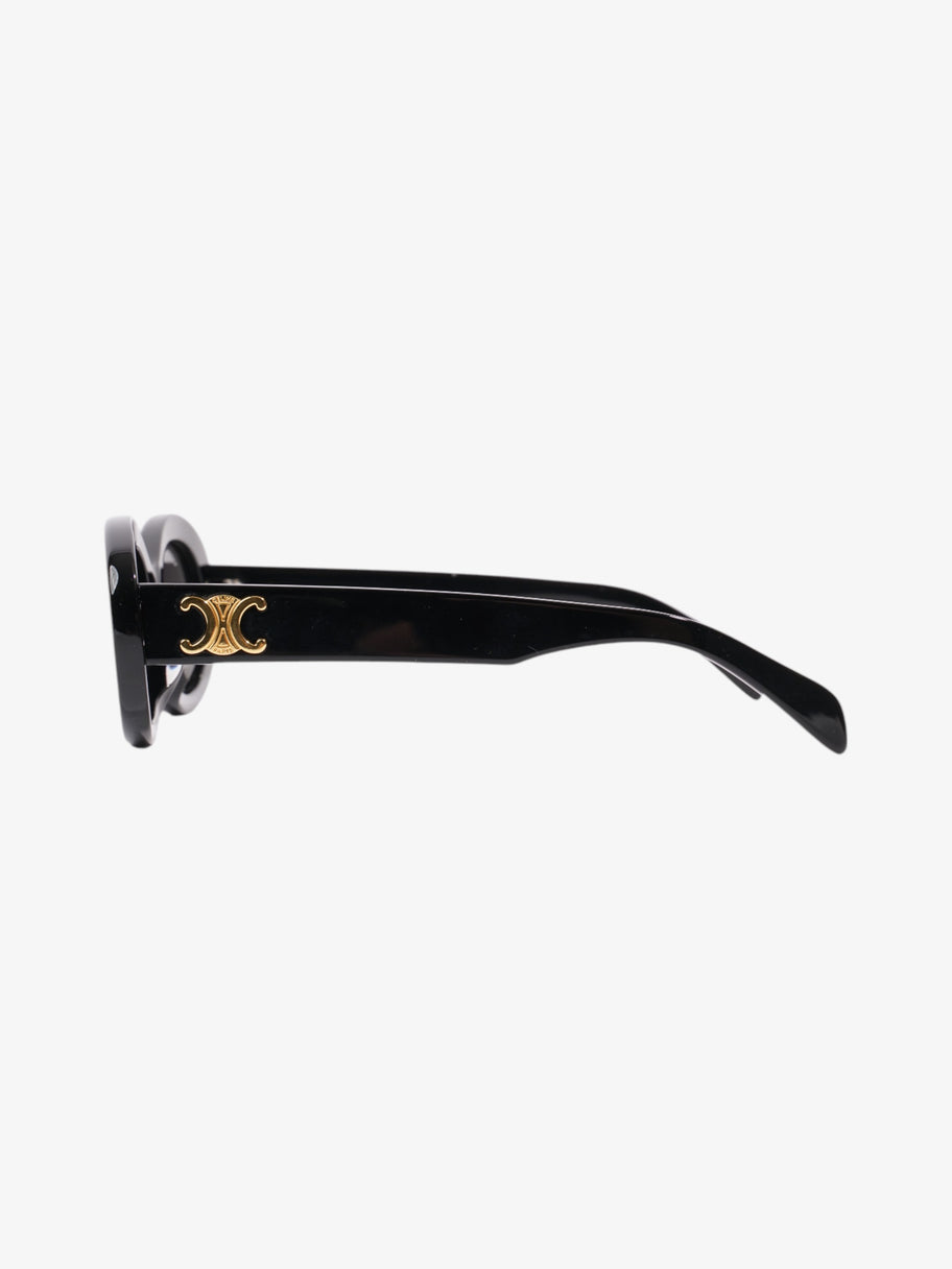 Celine Triomphe Sunglasses Black / Gold Acetate 145mm Image 6