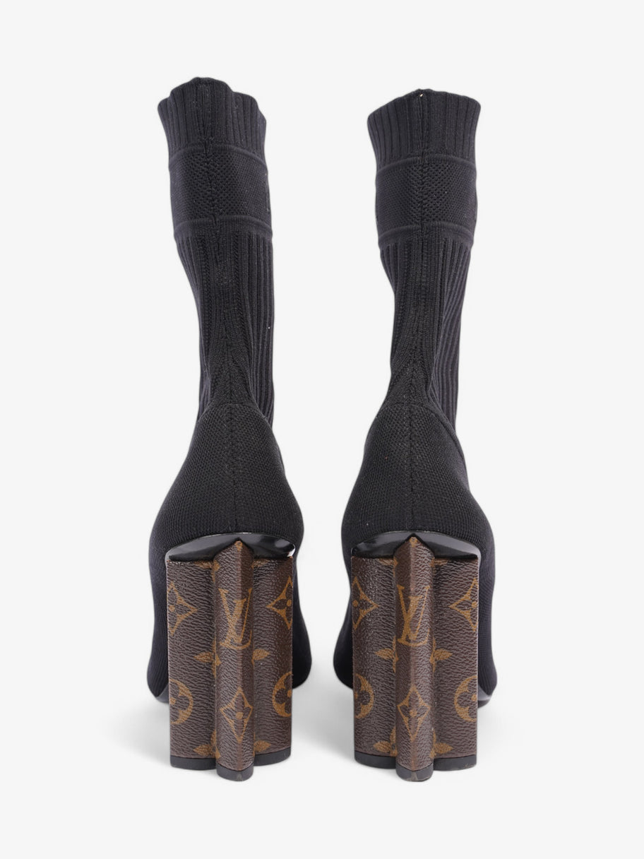 Louis Vuitton Ankle Boots 90 Black / Monogram Cotton EU 38.5 UK 5.5 Image 6