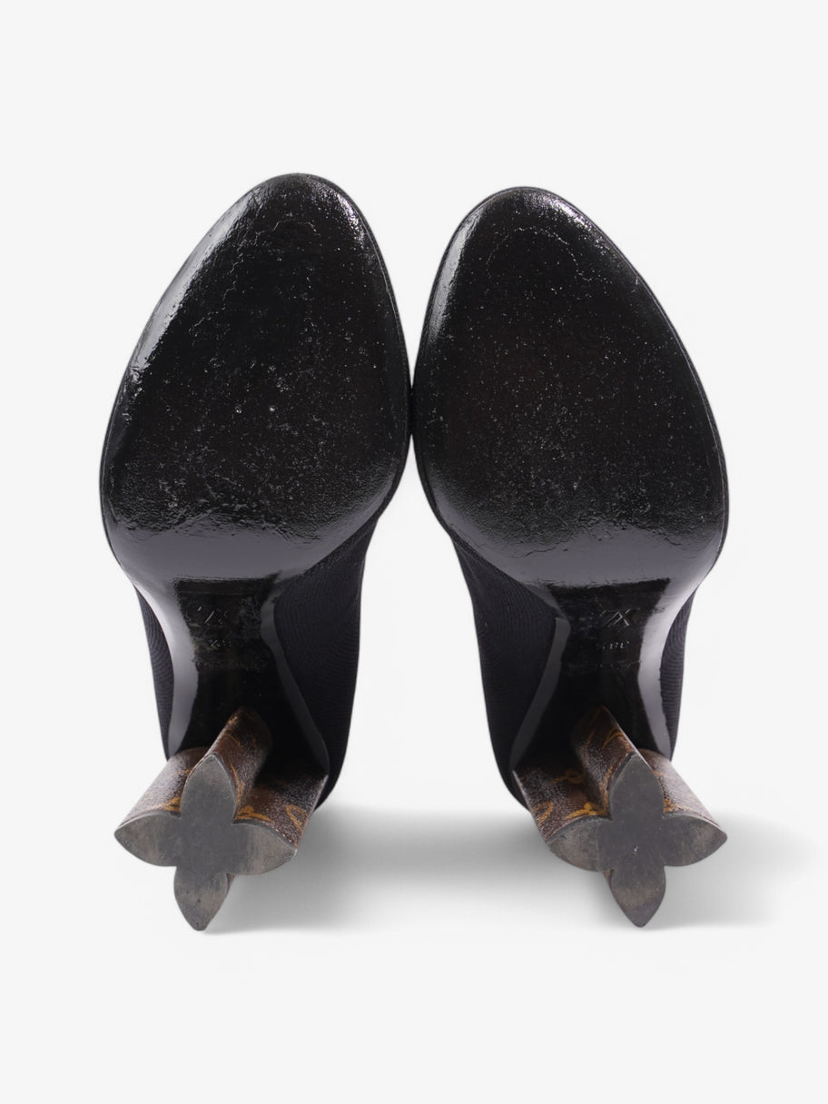Louis Vuitton Ankle Boots 90 Black / Monogram Cotton EU 38.5 UK 5.5 Image 7