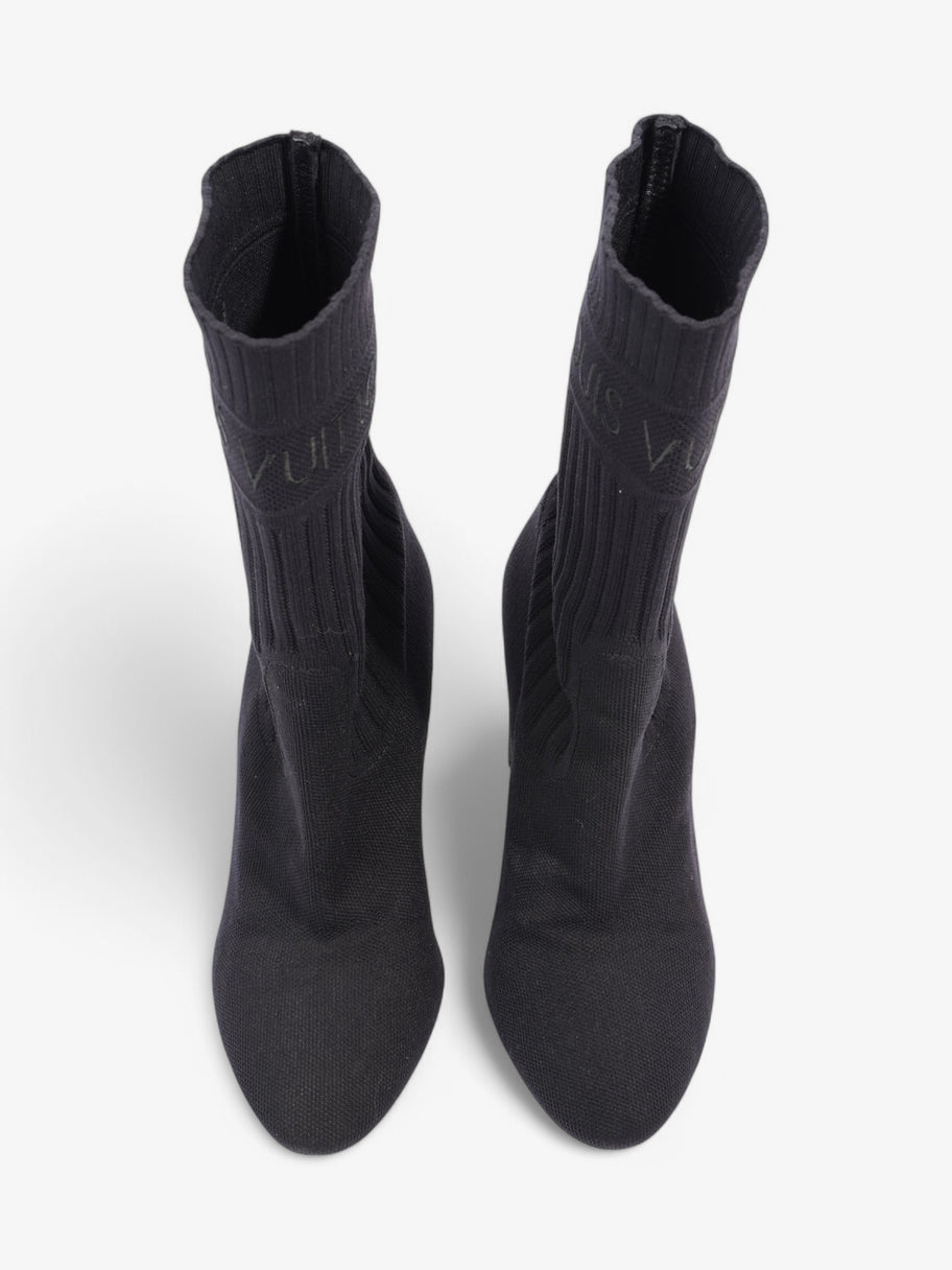 Louis Vuitton Ankle Boots 90 Black / Monogram Cotton EU 38.5 UK 5.5 Image 8