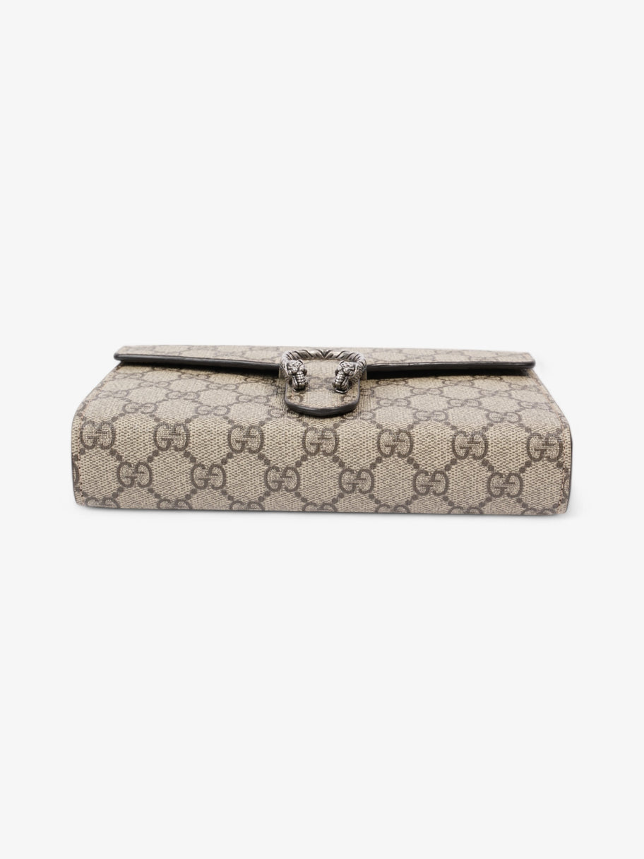Gucci Dionysus Chain Wallet GG Supreme / Beige / Ebony Coated Canvas Image 6
