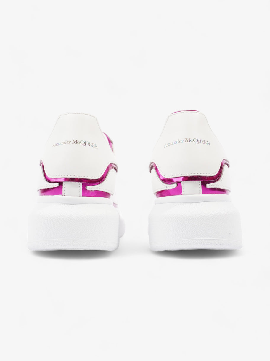 Alexander McQueen Oversized Sneakers White / Metallic Pink Leather EU 39 UK 6 Image 6