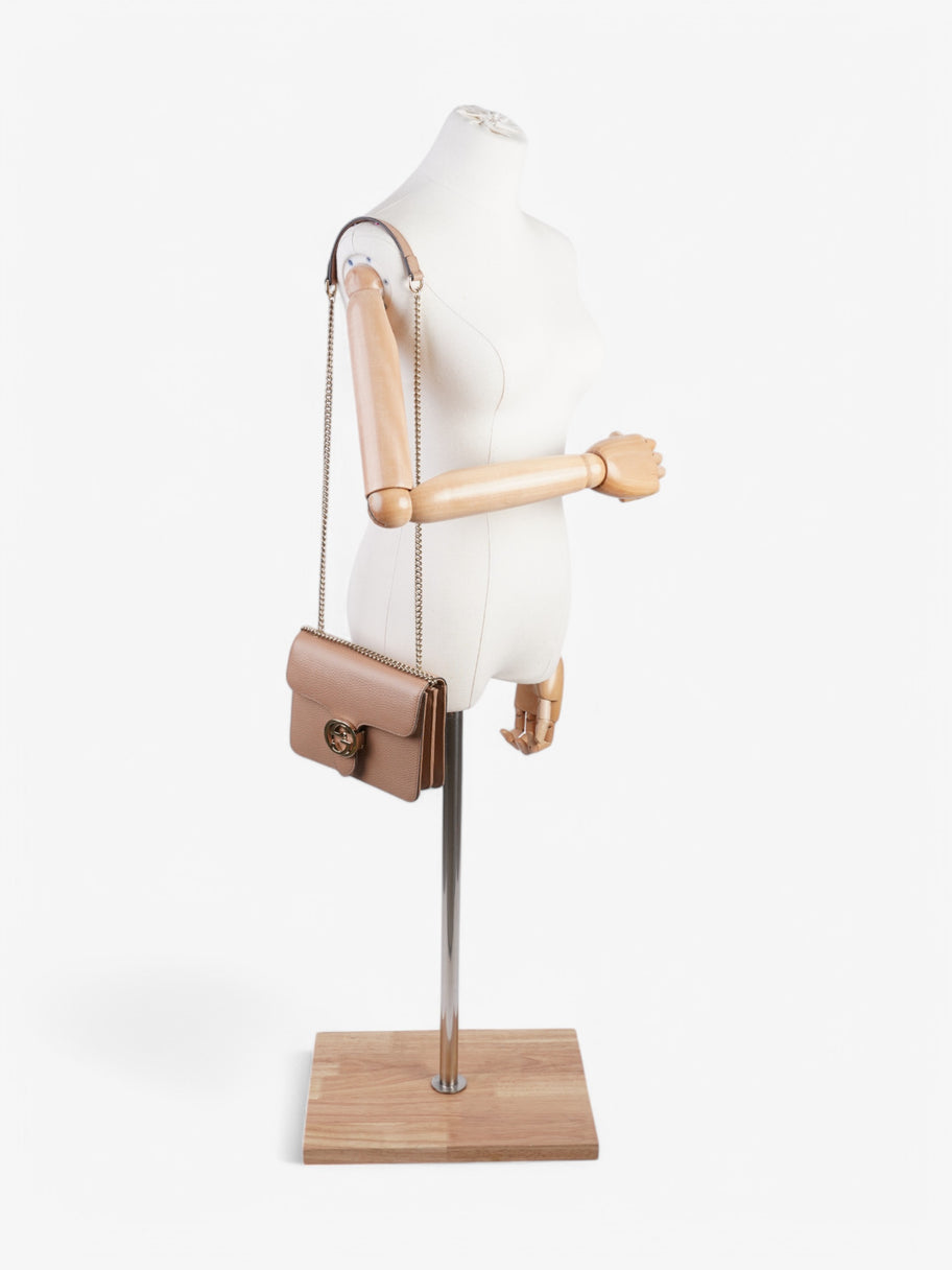 Gucci Dollar Interlocking GG Bag Beige Leather Small Image 2