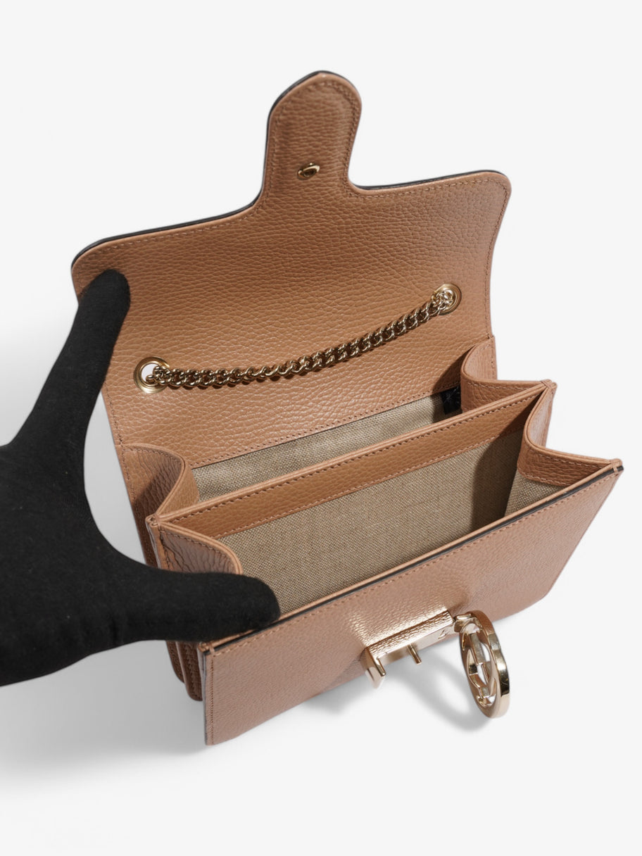 Gucci Dollar Interlocking GG Bag Beige Leather Small Image 7