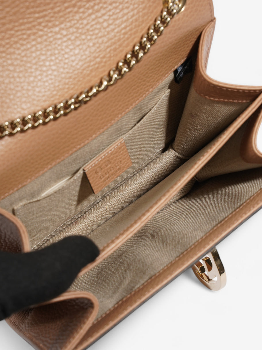 Gucci Dollar Interlocking GG Bag Beige Leather Small Image 8
