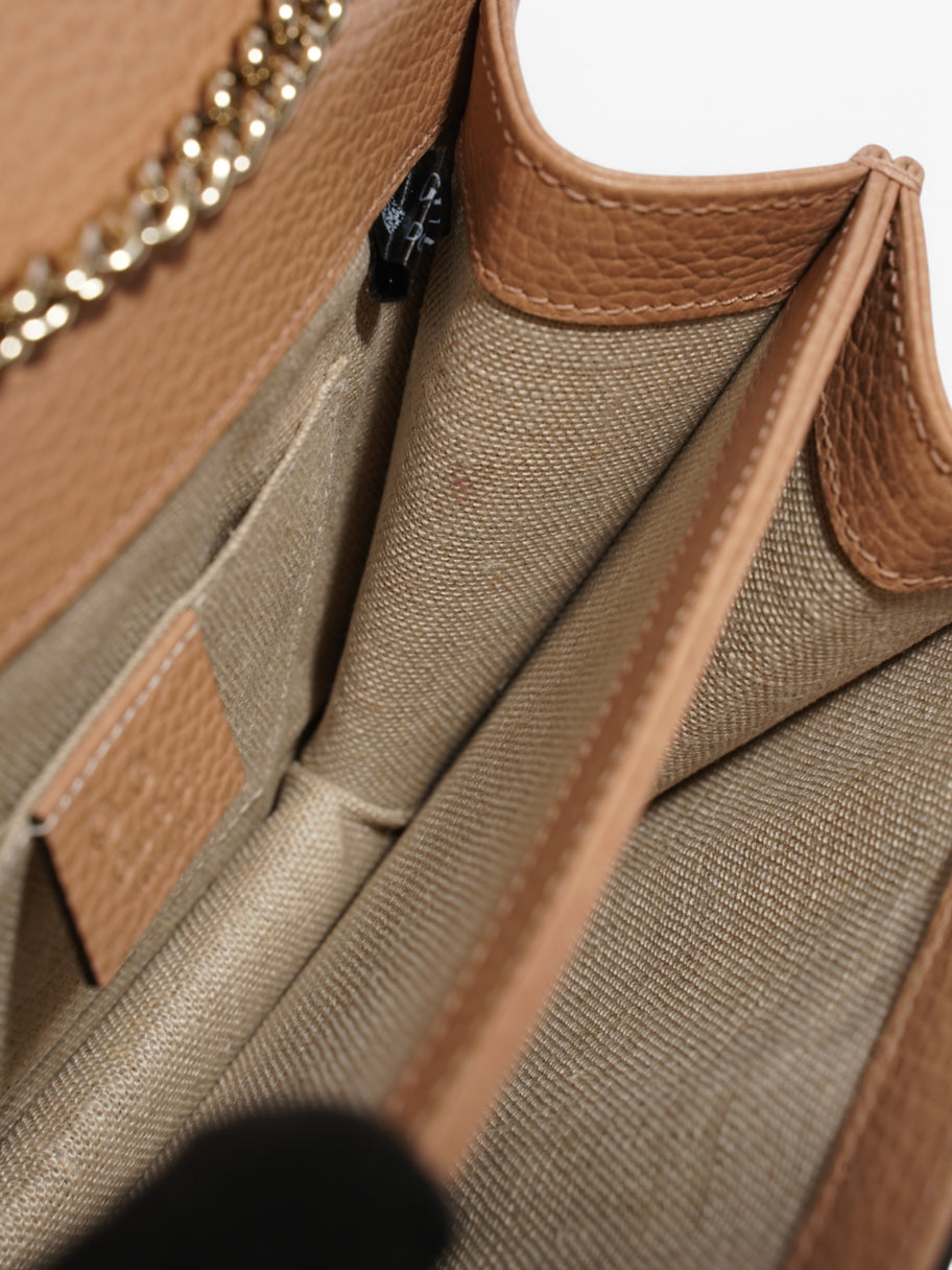 Gucci Dollar Interlocking GG Bag Beige Leather Small Image 9