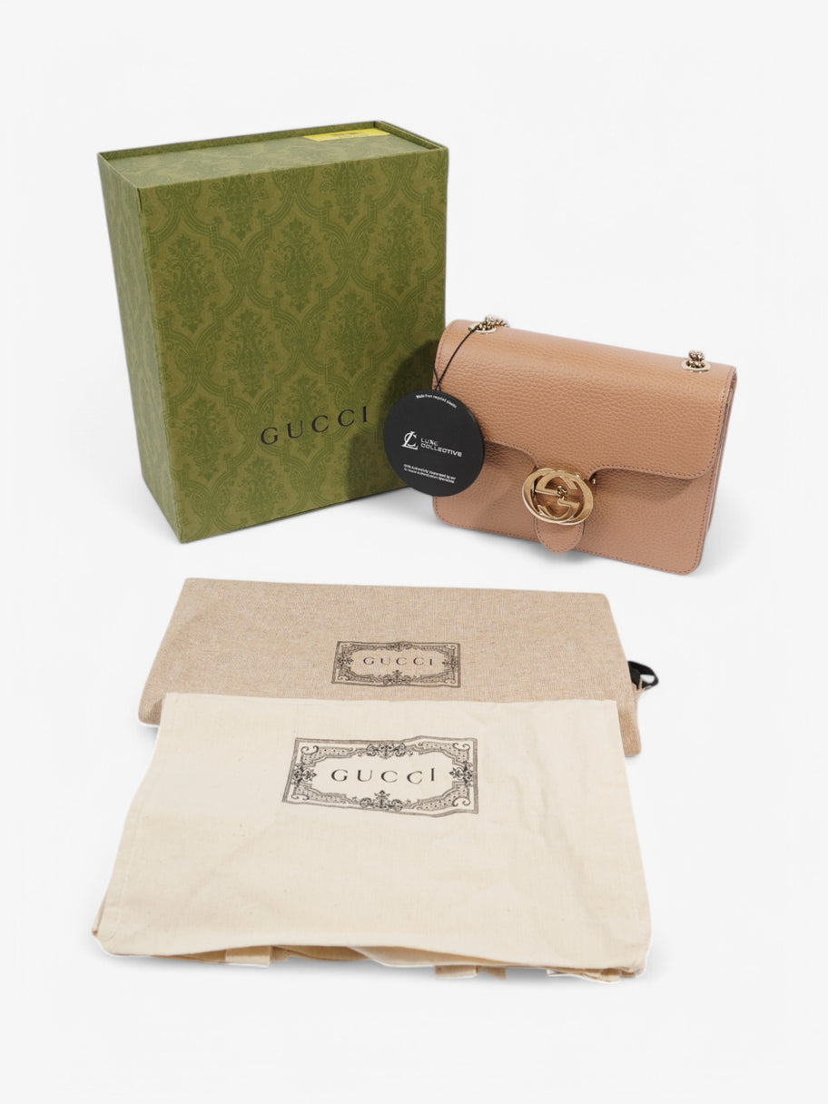 Gucci Dollar Interlocking GG Bag Beige Leather Small Image 10