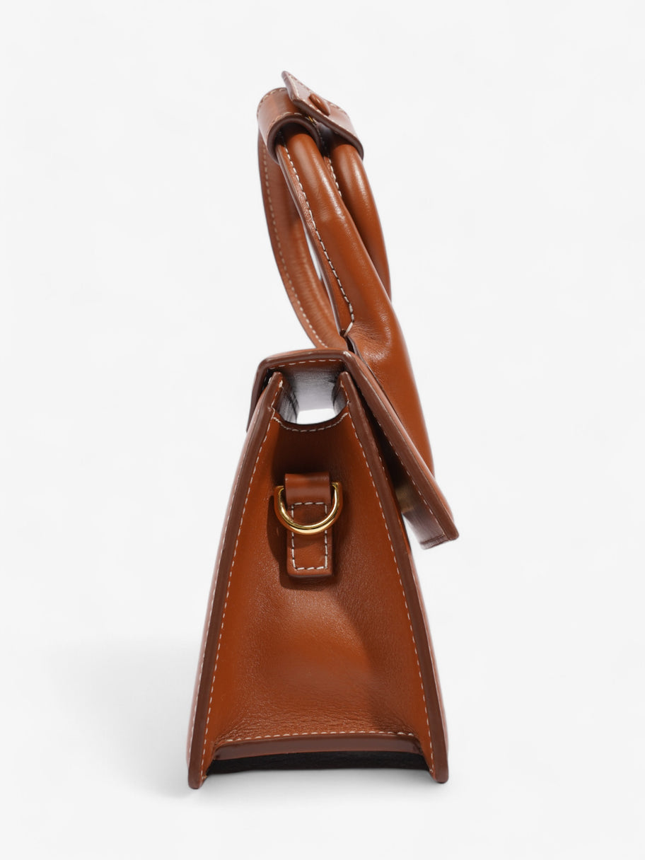 Jacquemus Le Chiquito Noeud Light Brown Leather Image 5