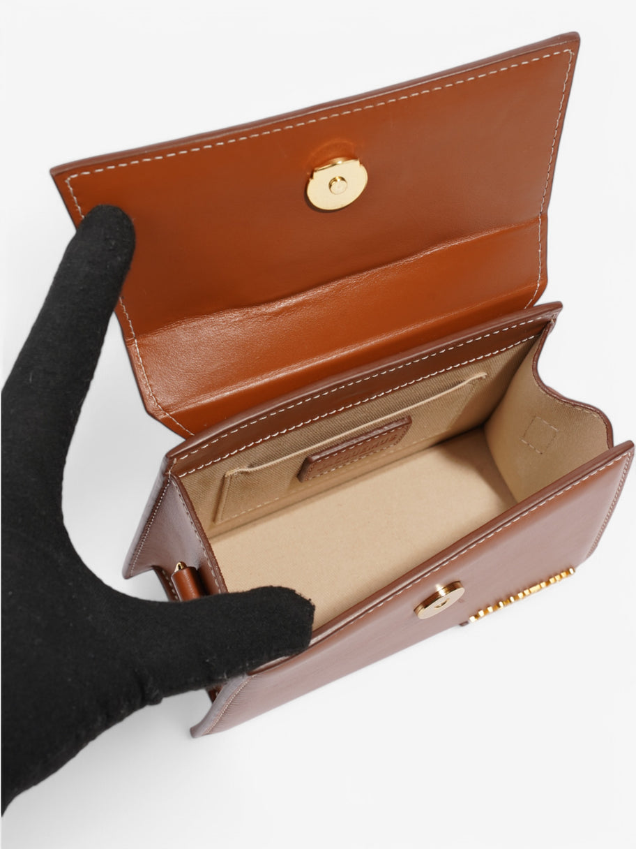 Jacquemus Le Chiquito Noeud Light Brown Leather Image 7