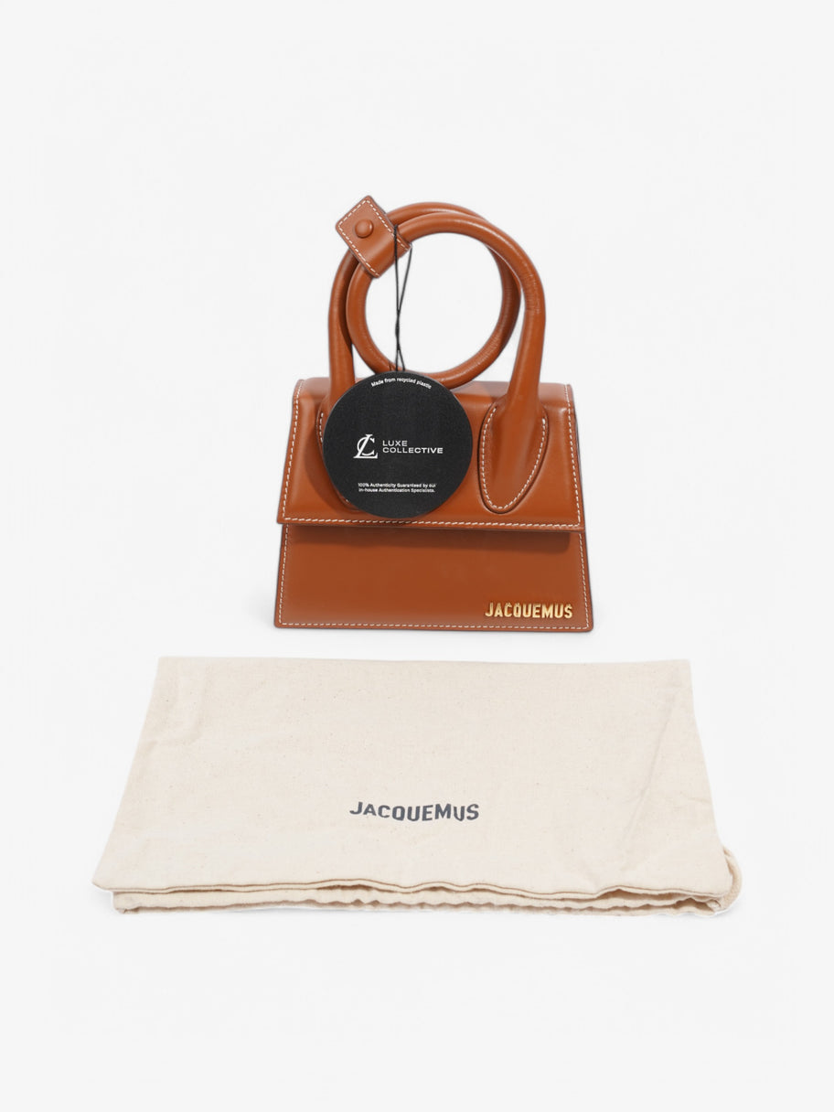 Jacquemus Le Chiquito Noeud Light Brown Leather Image 9