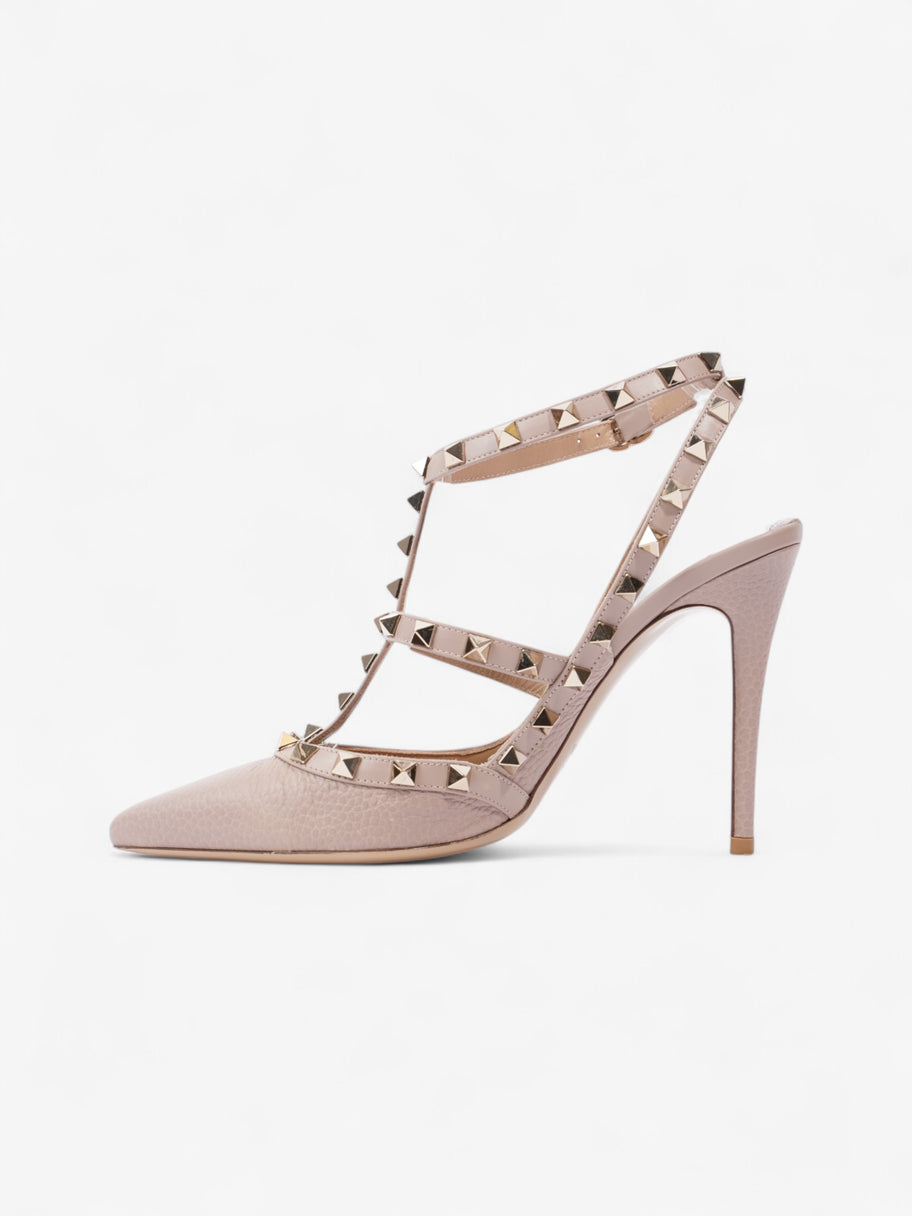 Valentino Rockstud Heels 100 Nude Leather EU 39 UK 6 Image 3