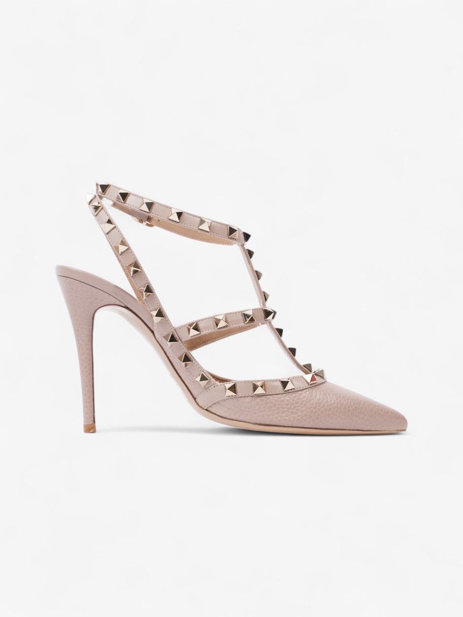 Valentino Rockstud Heels 100 Nude Leather EU 39 UK 6 Image 4