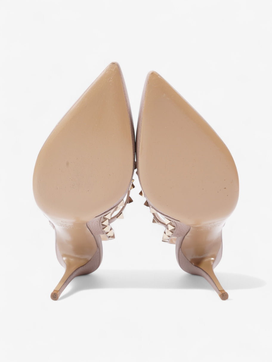 Valentino Rockstud Heels 100 Nude Leather EU 39 UK 6 Image 7