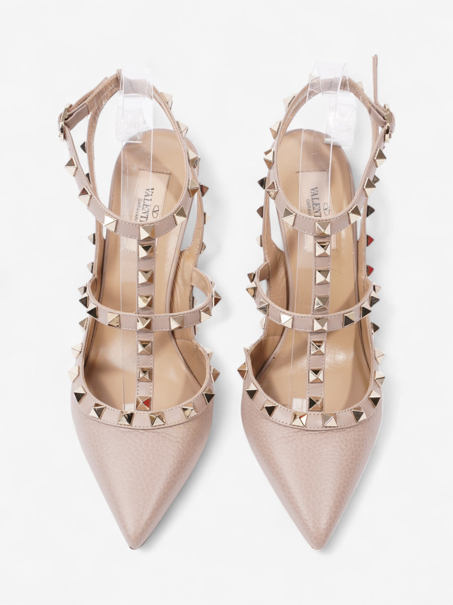 Valentino Rockstud Heels 100 Nude Leather EU 39 UK 6 Image 8