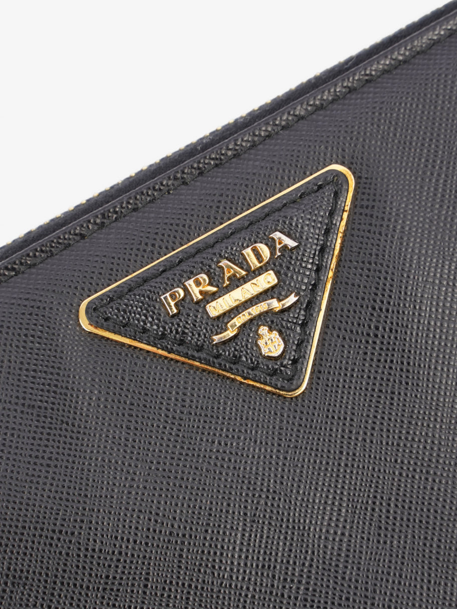Prada Prada Saffiano Wallet Black Saffiano Leather Large Image 3