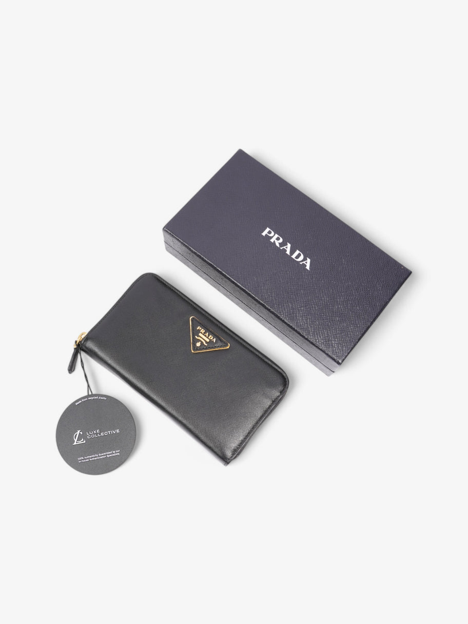 Prada Prada Saffiano Wallet Black Saffiano Leather Large Image 5