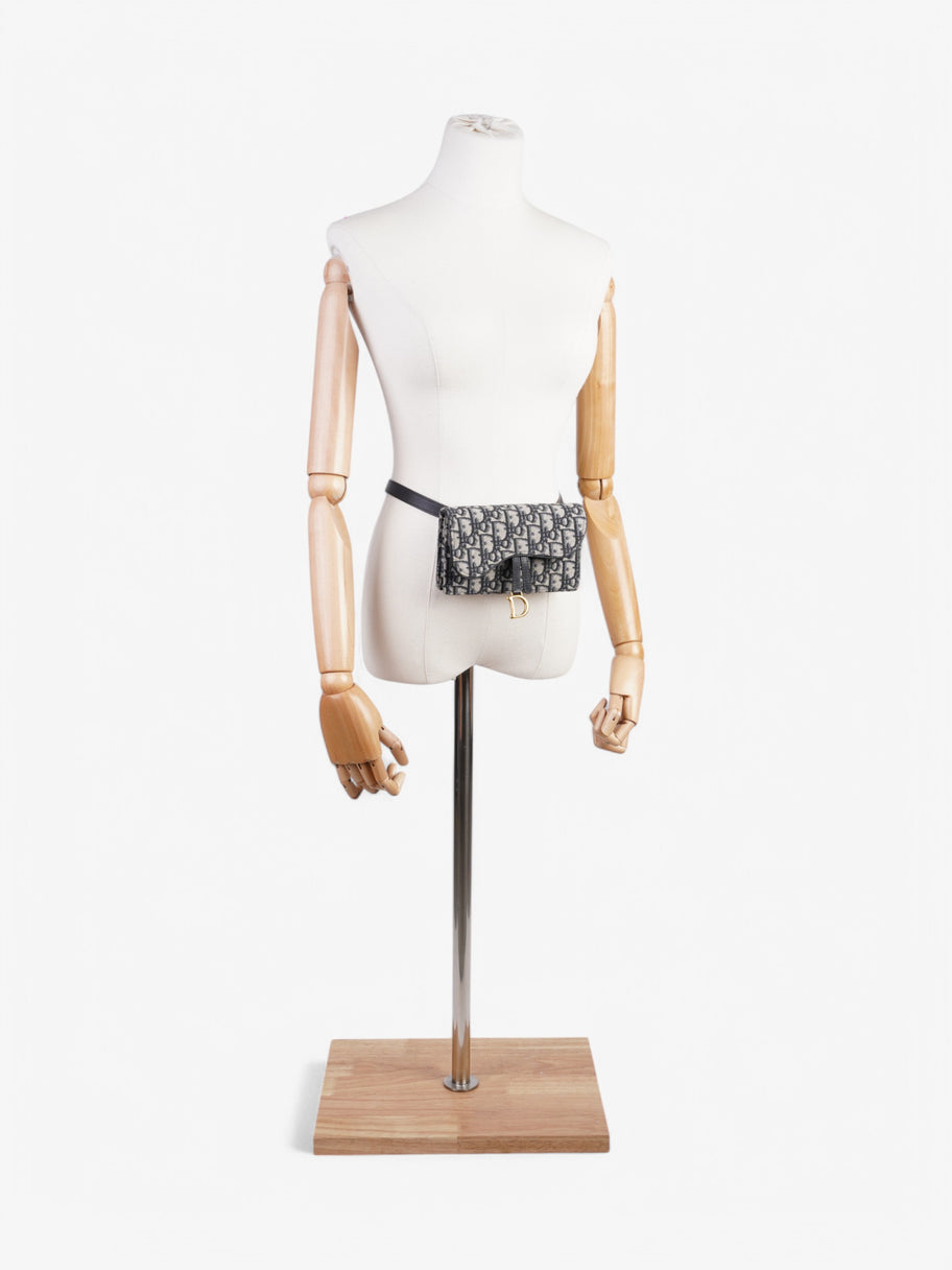 Christian Dior Saddle Belt Pouch Oblique Canvas Image 2