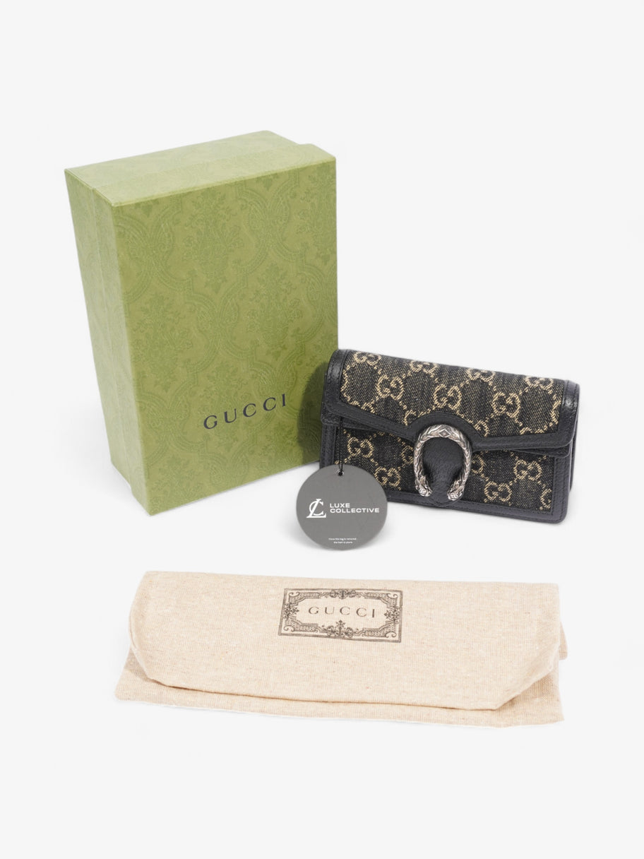 Gucci Dionysus Black / GG Supreme Denim Super Mini Image 9