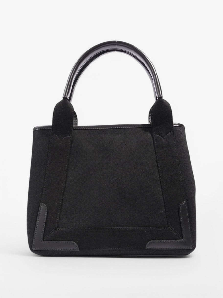 Balenciaga Cabas Canvas  Black / White Canvas Image 4