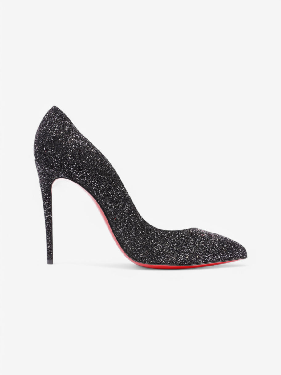 Christian Louboutin Pigalle 100 Black Glitter EU 39.5 UK 6.5 Image 4