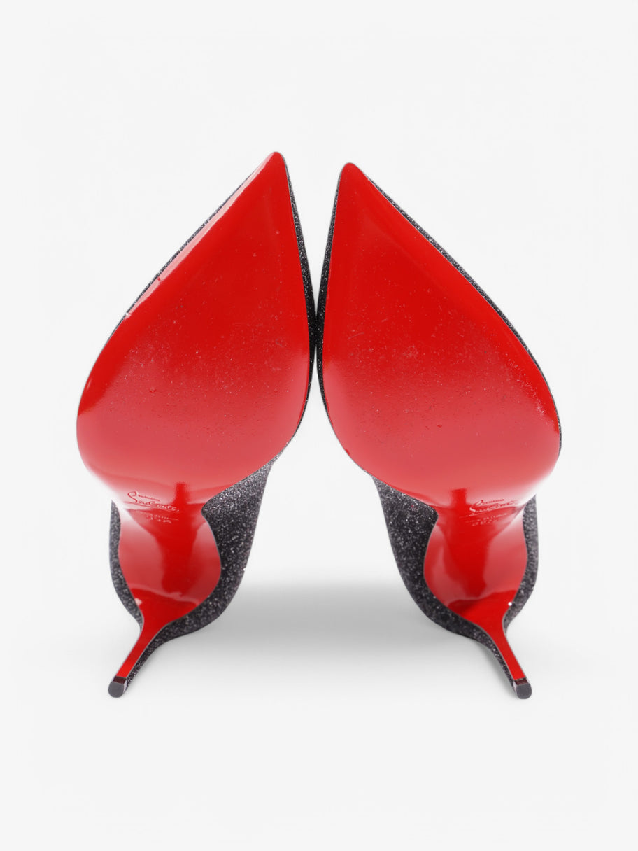 Christian Louboutin Pigalle 100 Black Glitter EU 39.5 UK 6.5 Image 7