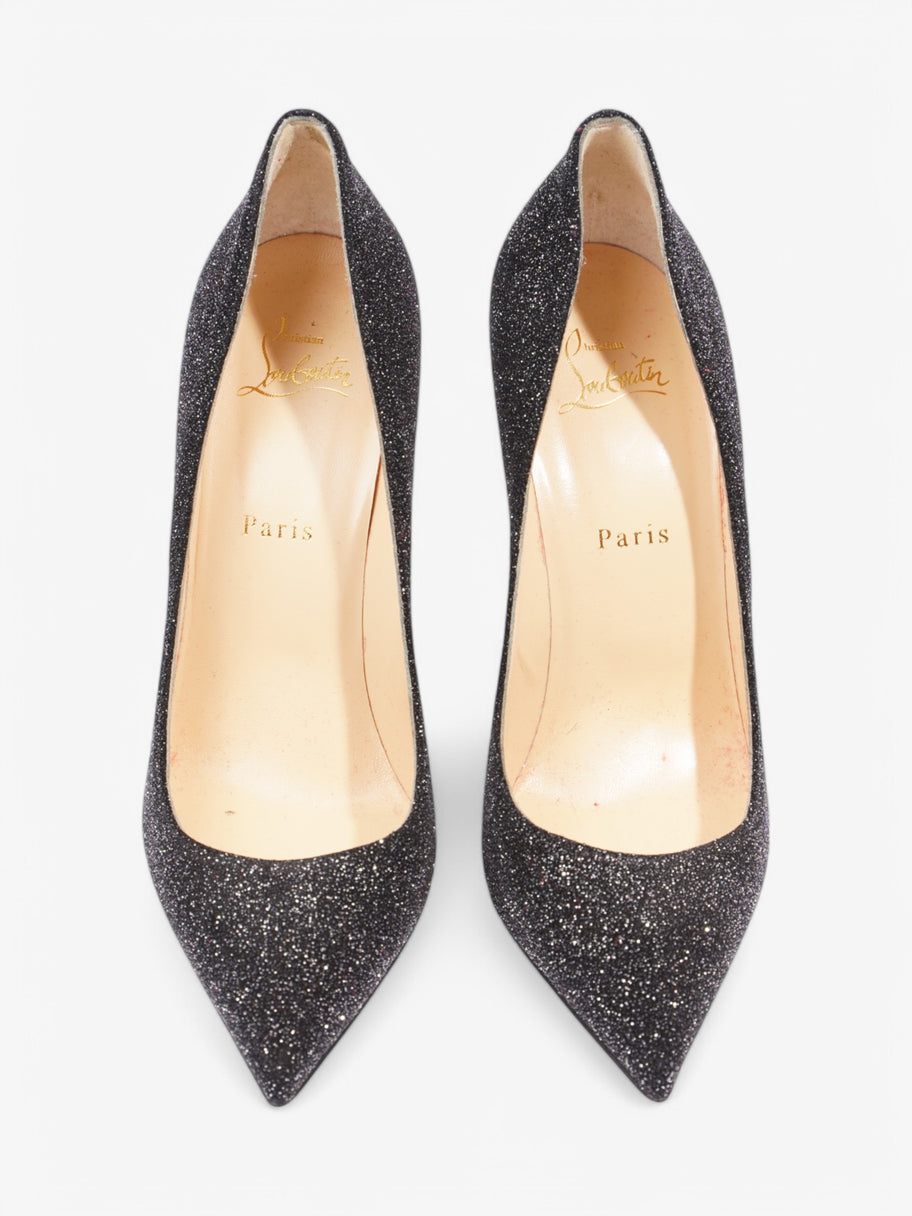Christian Louboutin Pigalle 100 Black Glitter EU 39.5 UK 6.5 Image 8