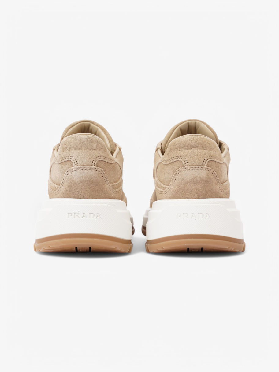 Prada Prax 01 Logo Sneaker Beige Suede EU. 37 UK 4 Image 6