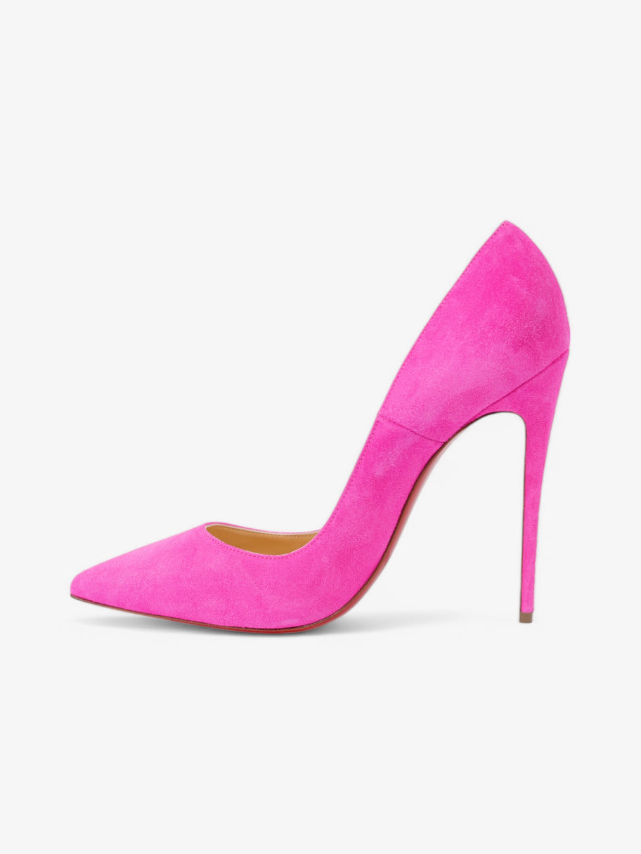 Christian Louboutin So Kate  120 Pink Suede EU 40.5 UK 7.5 Image 2