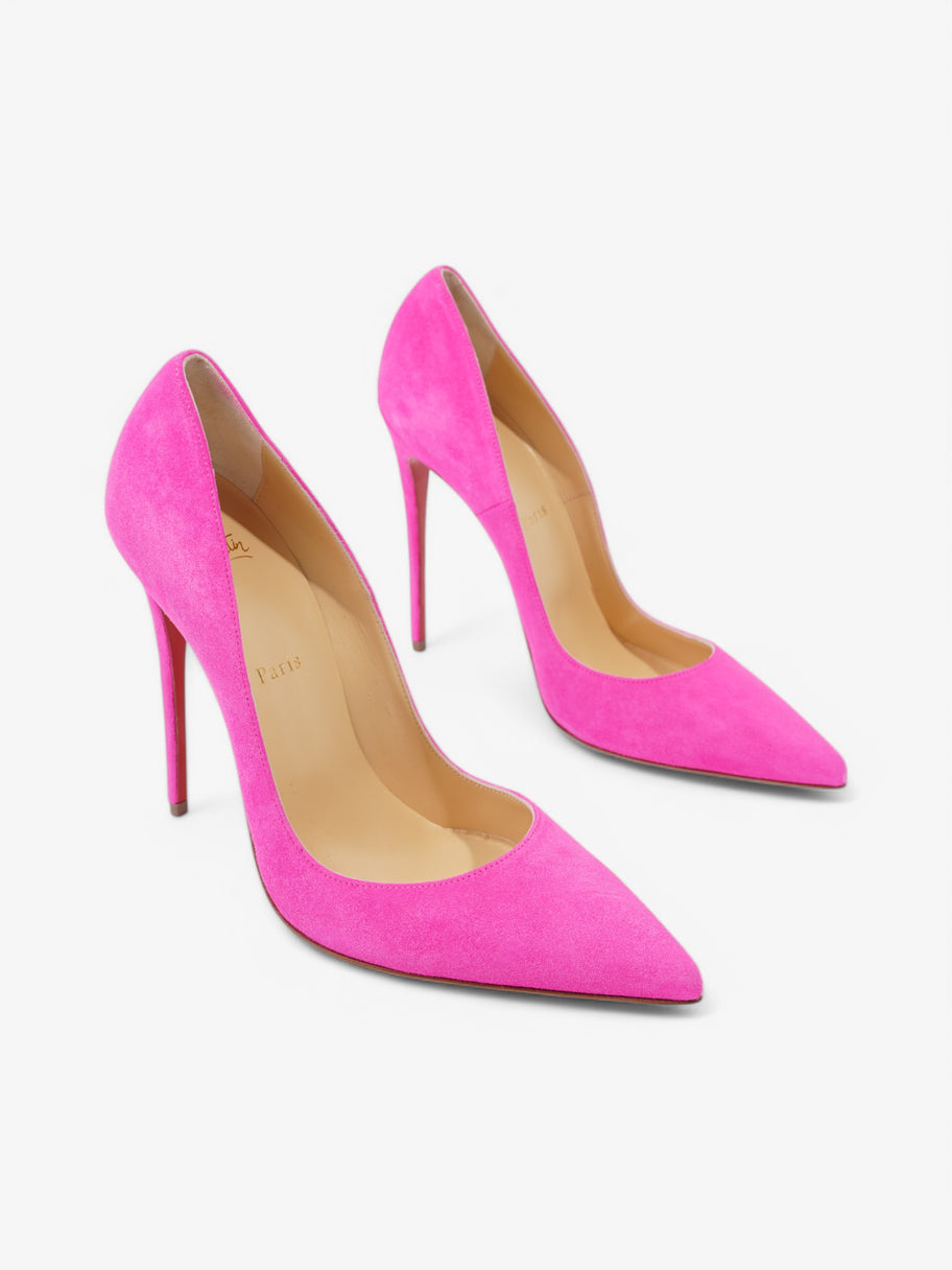 Christian Louboutin So Kate  120 Pink Suede EU 40.5 UK 7.5 Image 3