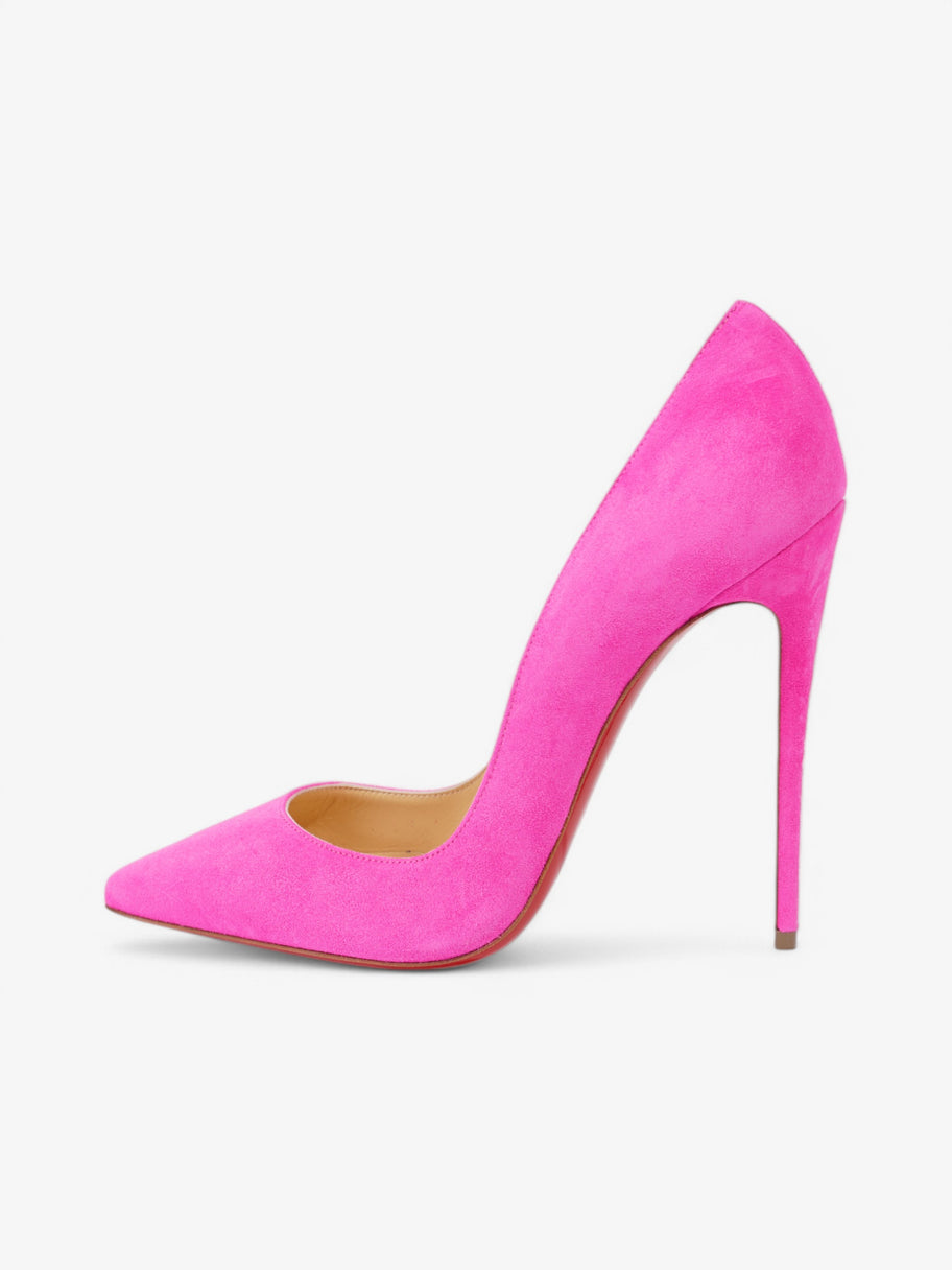 Christian Louboutin So Kate  120 Pink Suede EU 40.5 UK 7.5 Image 5
