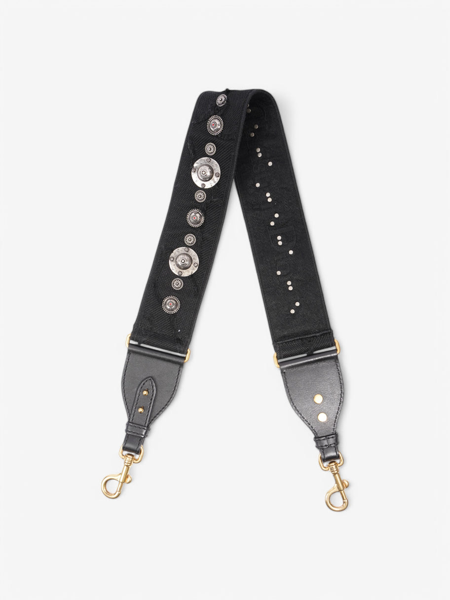 Christian Dior Saddle strap Black Canvas Small Image 1