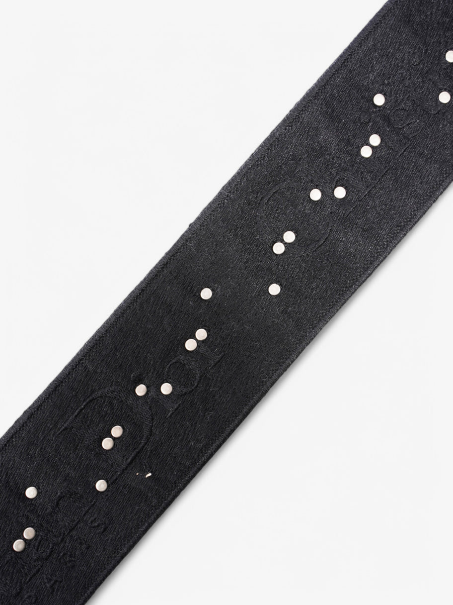 Christian Dior Saddle strap Black Canvas Small Image 9
