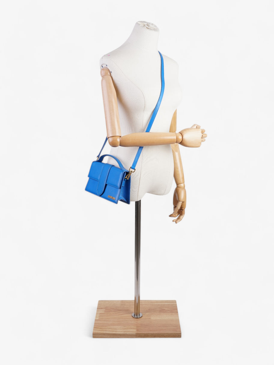 Jacquemus Le Bambino Long Blue Leather Image 2