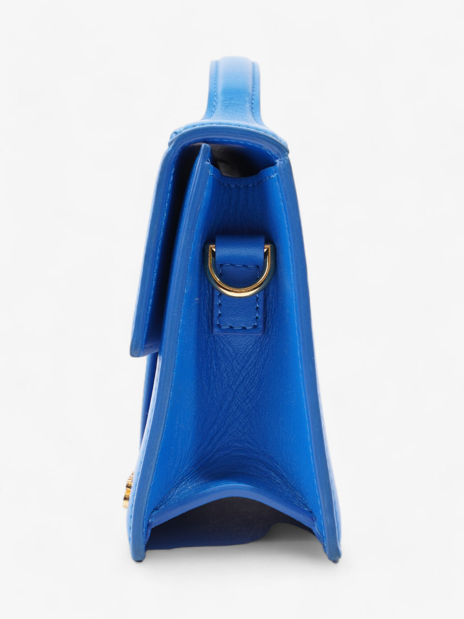 Jacquemus Le Bambino Long Blue Leather Image 3